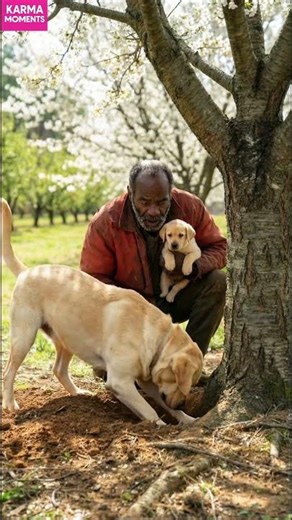 Karma 🐶: Homeless Man's Kindness Uncovers Hidden Treasure #karma #dogs #shorts