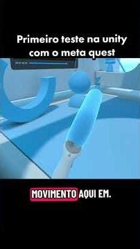 primeiro teste do meta quest na unity #gamedev #metaquest #unity