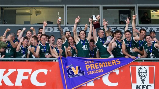‘Everything went to script’: Echuca clinches GV flag with 96-point demolition