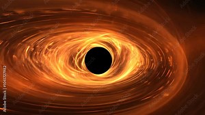 Animation Black holes distort the fabric of space-time. Gravitational pulls light and matter together in a fascinating cosmic dance.