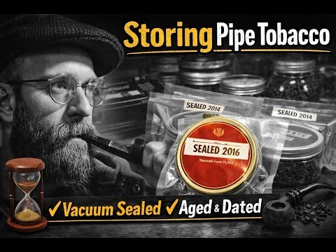 How I Organize My Pipe Tobacco Cellar | Vacuum Sealing, Dating & Long-Term Storage