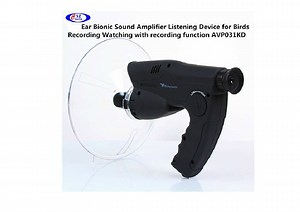 [Hot Item] Ear Bionic Sound Amplifier Orbitor Listening Device for Birds Recording Watching with Recording Function Avp031kd