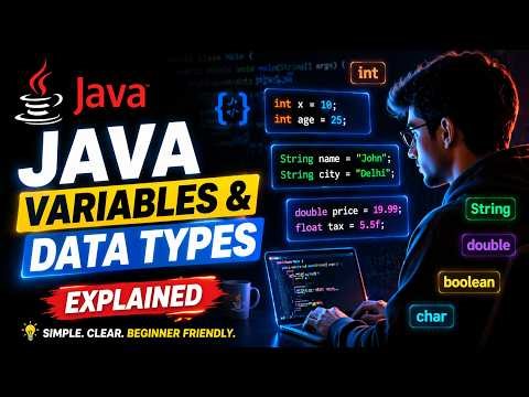 Learn Java Basics: Variables & Data Types Easy | Real time example
