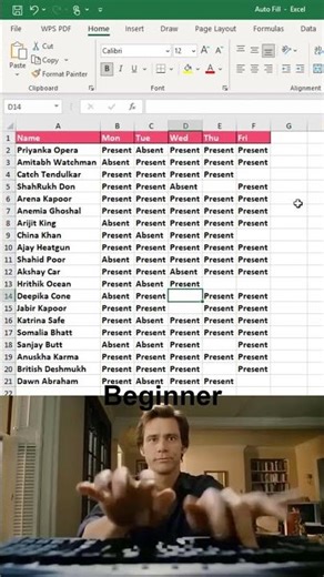 how to auto fill cell in MS Excel