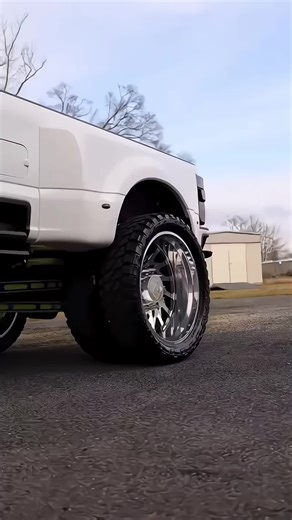 Stunning White Modified Ford F-450 Truck