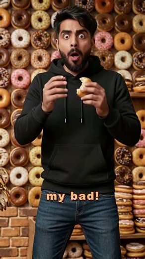 Why Is This Donut Owl Watching Me? 🍩 #shorts