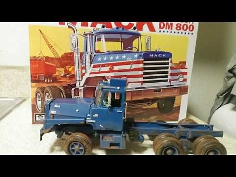 MPC Mack DM800 Heavy Duty Truck Build Part 1