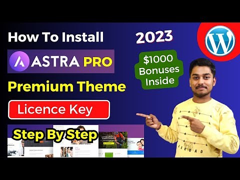 ✅How to Upload Astra Pro Theme & Activate Licence Key in WordPress | Astra Pro Theme Tutorial |SD