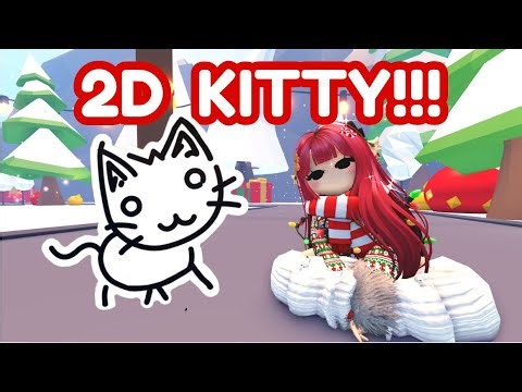 🔴 2D Kitty is back!!! How to get a permanent one #roblox #adoptme