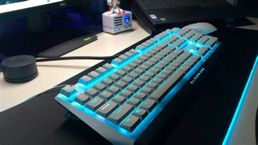 Alienware 510K，cherry红轴矮轴，这个声音爱了嘛