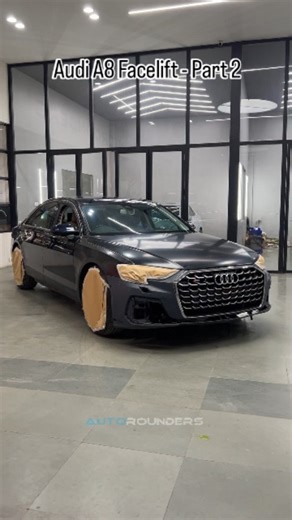 Autorounders | Looks factory already, right? That’s the Audi A8 facelift kit fully fitted. We edited this video using the Instagram Edits app. Paint... | Instagram