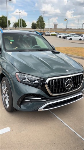 The new 2027 GLE53 in the Dark Petrol is amazing! Who’s in the market for one? Let’s go! @MB Plano #mercedesbenz #amg #carsoftiktok #luxurycars #fyp