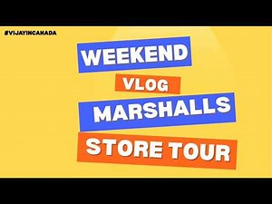 Weekend Vlog | Marshalls Store Tour