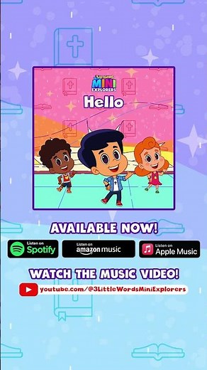 📞Pick up the phone and answer the call! New song on ‪@3LittleWordsMiniExplorers‬ 🎉🎉#3littlewords