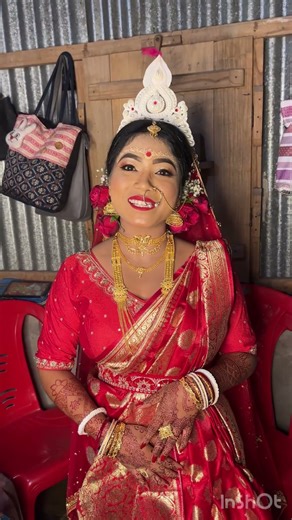 Real bride 👰‍♀️makeup review❤️ #makeup