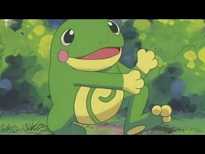 Pokémon | Mistys Poliwhirl evolves into Politoed using Ashs kings rock