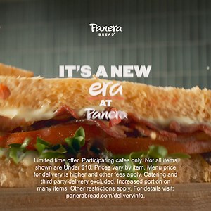 Enjoy $0 delivery fee plus MORE new sandwiches and salads, MORE new options under $10 and MORE in every bite. #PaneraNewEra | Panera Bread