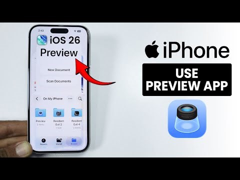 [iOS 26] How to Use iPhone Preview App for Beginners