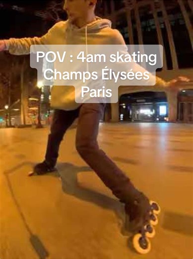 Late Night Inline Skating in Paris at 4 AM