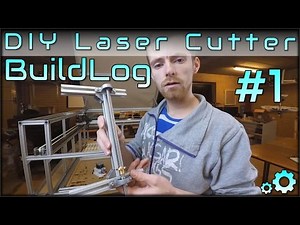 DIY Laser Cutter Buildlog - Part1 - Bed, Stepper Mounts and Leadscrews