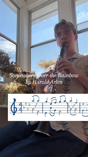 Somewhere Over the Rainbow Clarinet Arrangement