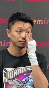 【ついに実現】井上尚弥vs中谷潤人 中谷「あとはやるだけ」｜NTTドコモ presents Lemino BOXING ダブル世界タイトルマッチ #shorts