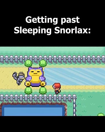 How to Get Past Sleeping Snorlax in Pokémon