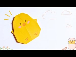 How to Make a Chick Origami | Easy Paper Chick Tutorial | Fun Paper Crafts