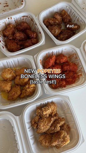 New Popeyes Boneless Wings Menu Review