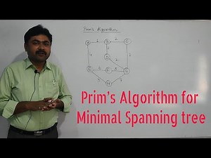 Prim's Algorithm for Minimal Spanning tree