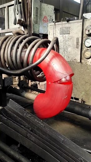 Forming a Carbon Steel Pipe Elbow 🔥