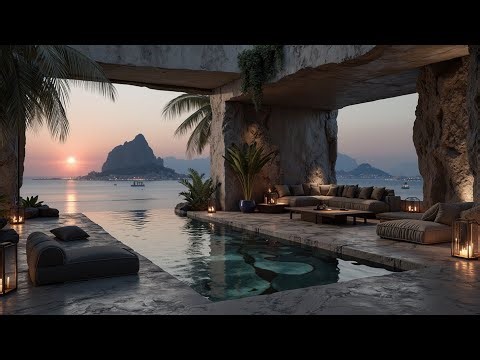 Slow Chillout Music & Lounge Vibes | Perfect for Study or Sleep at Sunset View