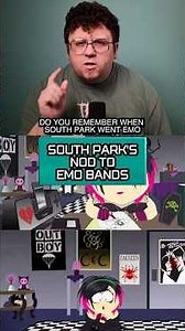 South Park featured emo bands: Fall Out Boy, MCR, Coheed & Cambria, Saosin #southpark