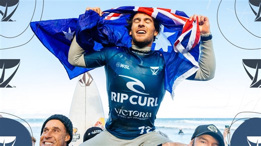 Final: Jack Robinson rings his first-ever bell at Rip Curl Pro Bells Beach for Aussie sweep