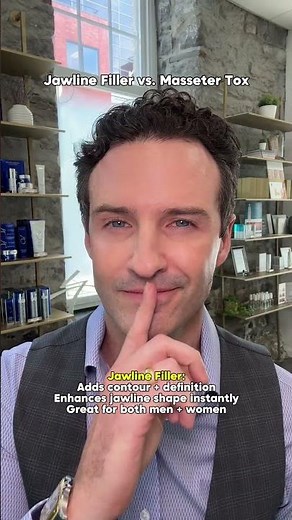 Jawline Filler vs. Masseter Tox