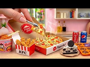 Ultimate Miniature Cooking Marathon! 🍕🍗🍰 | Best Tiny Food Compilation ASMR