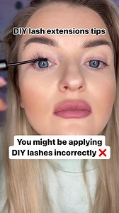 49K views · 249 reactions |  DIY LASH EXTENSION TIP  When applying DIY lash glue, remember: less is more!  Avoid coating your entire lashes and ends for a seamless blend. This technique will help prevent your lashes from sticking together, giving you that dreamy, fluffy result!  For an extra hold, dab a bit of glue on the lash segments. Share your own lash extension tips below! #LashExtensionTips #DIYLashes #FluffyLashes #BeautyHacks  | LashMi | Facebook
