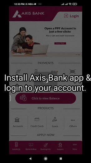 How to get Axis Bank MMID?