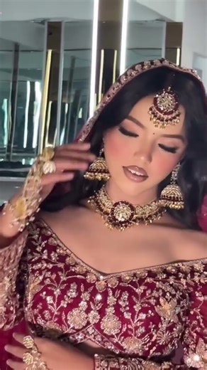 Classic Bridal Makeup Close-Up | Expert Touch at UK International #bridalmakeuplook #ukinternational