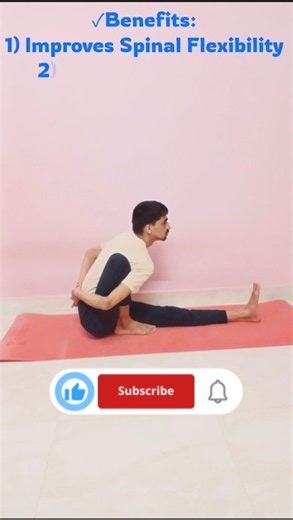 🧘🏻‍♂️ Advanced Yoga Pose | Marichyasana #yoga #trending #viral #shorts #advancedyoga #forwardbend