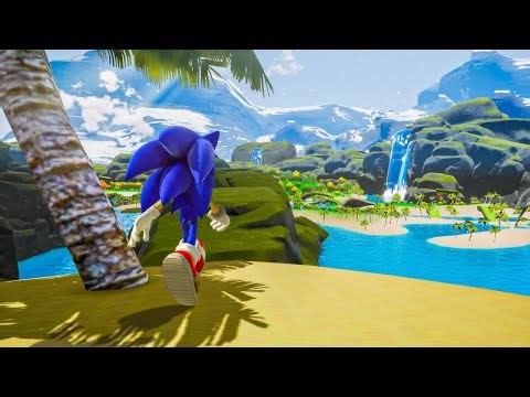 A Sonic Open World Game with Momentum Gameplay