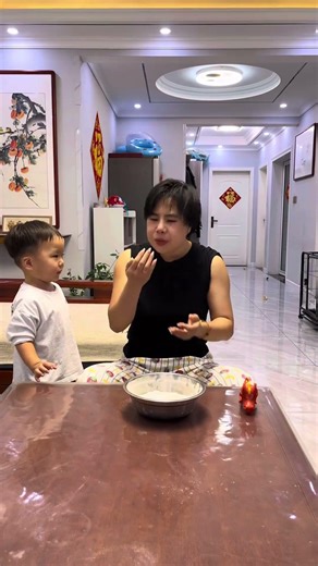 Funny Toddler Prank! Flour Challenge Gone Wrong 😂 #Shorts#FunnyVideo#HomePrank