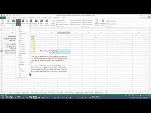 Excel 2013: The RATE Function, Repaying a Loan