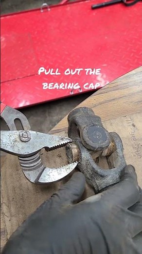 How to replace the u joint bearings on a driveshaft #Polaris #driveshaft #rebuild #mechanic #howto