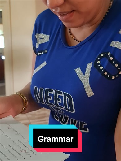 Ah shame! lol. I need to give Language Arts Lessons in my own house! hahahah. Love my life!