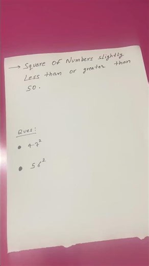 Square Tricks | Vedic Math