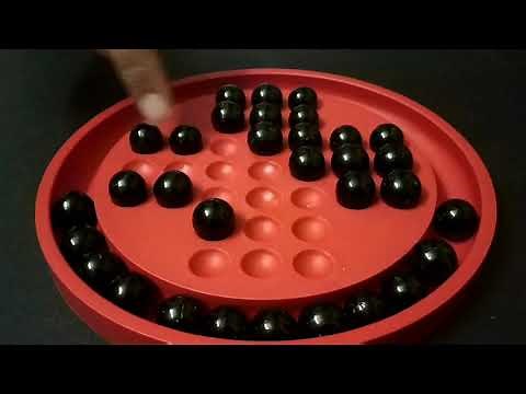 Easy trick to solve Brainvita/Marble solitaire with explaination.!!!