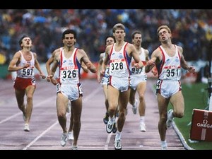 Sebastian Coe - Wins 800m at the 1986 Stuttgar t European Championships