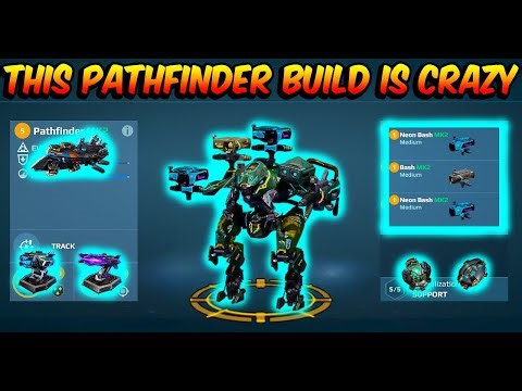 War Robots : The Best Pathfinder build with Bash Weapon #warrobots