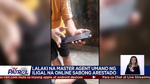 297K views · 1.4K reactions | Naaresto ng Philippine National Police Anti-Cybercrime Group ang isa umanong master agent ng ilegal na e-sabong sa Pasig City. Panoorin ang TV Patrol Playback ngayong araw, Hunyo 23, 2022: https://youtu.be/7H0wu-d-mH0 | TV Patrol | Facebook